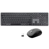 M9250 Wireless Keyboard Mouse Combo,Scissors Mechanism Qwerty Silent Wireless Bluetooth Keyboard And Ergonomic Mouse Set For Windows, Ios, Android, Computer Desktop Pc Laptop Ipad