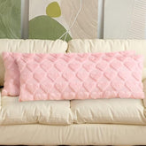 1 Pcs 14 X 36 Inch Mothers Day Long Pillows Covers, Gift For Mom Heart Love Throw Pillow Covers Decorative For Couch Sofa Home Bedroom Farmhouse (Pink)