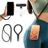 2-Pack Crossbody Phone Strap, Adjustable Neck & Wrist Anti Theft Phone Lanyard, Universal Phone Strap Crossbody with 2 Tabs, Skin-Friendly Lanyard
