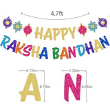 Raksha Bandhan Decorations, Happy Raksha Bandhan Banner, Pre-Strung for Ceremony