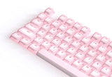 Nogi Cherry Profile Abs Silicone Keycap White Black Sakura Pep Very Peri For Keyboard Gh60 Poker 87 Tkl 104 Ansi Xd64 Bm60 Xd68 (Nogi Pep Set X1)