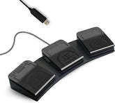 Usb Foot Pedal Pc 3 Key Foot Pedal Customized Foot Switch Programmable Computer Keyboard Mouse For Video Game Control Office Work Sheet Music Page Turner Action Control Hid (Photoelectric)
