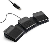Usb Foot Pedal Pc 3 Key Foot Pedal Customized Foot Switch Programmable Computer Keyboard Mouse For Video Game Control Office Work Sheet Music Page Turner Action Control Hid (Photoelectric)