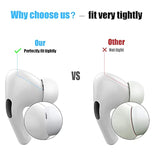 3 Pairs Replacement Ear Tips for AirPods Pro 1 2 3 Silicone S M L with Cleaner