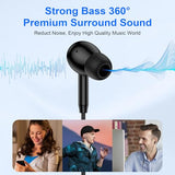 USB C Wired Earbuds Ear Buds for Galaxy S26 Ultra S26 S26Plus S25 FE Edge A17 A16 A26 A56 Z Fold Flip 7,2Pack Headphones Wired for