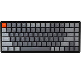 K2 Wireless Mechanical Keyboard, 75% Layout 84 Key Bluetooth/Usb-C Wired Compact Rgb Backlit Anti Ghosting/N-Key Rollover, Gateron G Pro Brown Switch Aluminum Frame For Mac Windows, Version 2