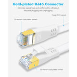 Cat 8 Ethernet Cable, 6Ft High Speed 40Gbps 2000Mhz 26Awg Shielded Flat Heavy