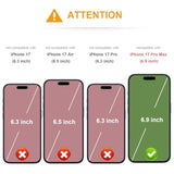 Compatible With Iphone 17 Pro Max Case Wallet With Credit Card Holder, Flip Premium Leather Magnetic Clasp Kickstand Heavy Duty Protective Cover For Iphone 17 Pro Max 6.9 Inch (Black)