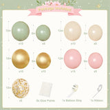 Pink and Green Birthday Decorations for Women Girls