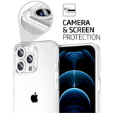 Phone Case Compatible With Iphone 12 Pro Max, Clear Case Shockproof Protective Bumper Slim Cover For 6.7 Inch