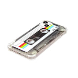 Case For Iphone 14 Plus Matte Finish Heavy Duty Soft Back Cover With Reinforced Corners Tpu Soft Bumper Retro Cassette Tape Case Compatible With Iphone 14 Plus