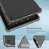 Clear Tpu Back Case For 8.0" Kindle Fire Hd 8 Tablet (8Th/7Th/6Th Generation,