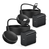 2 Pack Compatible With Samsung Galaxy Watch Fast Charger For Galaxy Watch 8/8 Classic, Ultra 2025 40Mm Cable Usb C Magnetic Charging Cord For Watchs 7 Ultra/6 Classic/Fe/5 Pro/4 Classic/3/Active 2