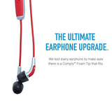 Sport Pro Sx-400 Memory Foam Earphone Tips With Sweatguard, Secure Fit Replacement Earbud Tips For Active Lifestyle (S/M/L, 3 Pairs)