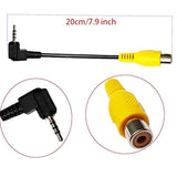 2 Pack 2.5Mm To Rca Adapter Cable,90 Degree Angle 2.5Mm Male Plug To Rca Femal