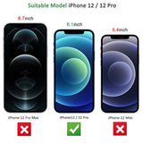 3-Pack iPhone 12/12 Pro 6.1 Inch Tempered Glass Screen Protector Case Friendly