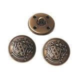 14 Pieces Antique Metal Blazer Buttons Set For Blazers, Suits, Sport C