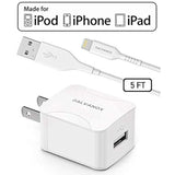 Iphone Charger With Wall Plug (10W Single Port) Mfi Apple Certified Lightning To Usb Cable Charging Cord And Outlet Power Adapter For Iphone 7/8 Plus/X/Xr/Xs/11/12/13/14 Plus/14 Pro Max