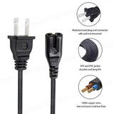 Power Cord Replacement For Vizio V51-H6 V21T-J8 V21-H8 S3821W-Co Sb4021E-A0 M512E-K6 Subwoofer 8Ft 2 Prong Power Cord Ac Cable
