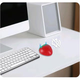 Cute Wireless Mouse, Turtle Shape Cartoon 2.4Ghz Cordless Silent Mouse With Usb Receiver Children Mice Kids Gaming Mouse For Notebook, Laptop,Pc, Desktop,Gift (Strawberry Red)