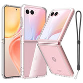 Case Compatible With Motorola Razr Plus 2024/2025, Clear Shockproof Phone Cover,Ultra-Thin Slim Fit Hard Pc Protective Cases For Moto Razr Plus 2024/2025, Clear
