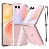 Case Compatible With Motorola Razr Plus 2024/2025, Clear Shockproof Phone Cover,Ultra-Thin Slim Fit Hard Pc Protective Cases For Moto Razr Plus 2024/2025, Clear