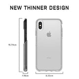 OtterBox iPhone XR Symmetry Series Case - CLEAR, ultra-sleek, wireless charging compatible, raised edges protect camera & screen