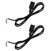 2Pcs 24Awg Usb Pigtail 2 Wire Usb 2.0 Cable 3.3 Feet (1 Meter) Usb Female Cabl