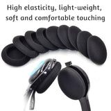 20 Pack Ear Cushions Foam Replacement For Plantronics Headphones Most Standard Size Office Telephone Headsets H251 H251N H261 H261N H351 H351N H361 H361N Headset Disposable Covers, Black