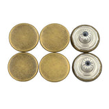 100 Sets Copper Cap Denim Jeans Buttons Rivets Replacement Tack Snap F
