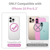 iPhone 16 Pro Clear Case Soft TPU Slim Shockproof Cover 6.3-Inch
