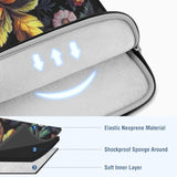 MOSISO Laptop Case 13.3 inch, 13-14 inch Laptop Sleeve Bag Compatible with MacBook Air/Pro 13 / Pro 14, HP Dell Acer ASUS Lenovo Notebook, Neoprene Computer Sleeve Bag with Small Case,Classical Garden