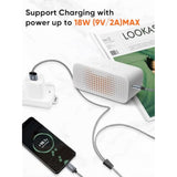 CableCreation USB C to 3.5mm Audio Cable with USB Charging Cable, Car Aux Cable, Type C to Aux Jack Headphone Car Stereo with 18W Charge for iPhone 16 15 Pro Max Plus, Galaxy S24/S23+, Pixel 9/8/7+