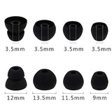 Eartips Compatible With Beats Tour Compatible With Urbeats Compatible With Beatsx Compatible With Powerbeats Pro Compatible With Pb High-Performance Compatible With Beats Flex, 8 Pairs Black