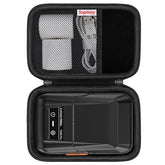 Hard Carrying Case For Supvan T50M Pro Bluetooth Label Maker Machine, Inkless Labeler Storage Travel Holder Fit Label Tape, Charging Cable, User Manual, Black