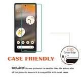 (3 Pack) Compatible For Google Pixel 6A 5G / Google Pixel 6A Screen Protector Tempered Glass,Touch Sensitive,Case Friendly, 9H Hardness