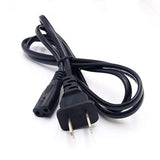 Replacement Us 2Prong Ac Power Cord Cable For Canon Pixma Ts6420A Tr7020A Tr8620A All-In-One Color Inkjet Printer