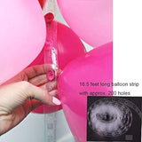 100Pcs Rainbow Party Balloon Garland & Arch Kit-100Pcs Latex Balloons,