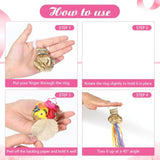 150pcs Gold Streamer Poppers Hand Throw Party Decorations