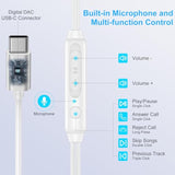 Usb C Headphones For Iphone 16/16 Pro/16 Pro Max/16 Plus/15 Pro/15 Pro Max/15 Plus/15,Ipad Pro,Type C Wired Earbuds Microphone Earphones Compatible For Samsung Galaxy S24 Ultra,Pixel 9 8 7 6,One Plus9