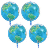 Globe Balloons Large Planet Foil Balloon for Earth Beach Ball Birthday Earth Day Travel Adventure Themed Inflatable Party Decorations Supplies