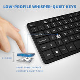 Usb Wired Keyboard For Window,Comfortable Quiet Chocolate Keys, Durable Ultra-Slim Wired Computer Keyboard(Qwerty) For Pc, Windows 11/10/8/7/Xp/Vista Kb1430