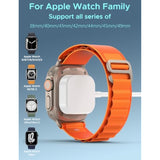 For Apple Watch Charger Usb Magnetic Iwatch Charger Fast Charging Portable Compatible With Iwatch Ultra2/Ultra/Series 9/8/7/6/Se/Se2/5/4/3/2/1-3.3Ft/1M, White