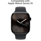 ZAGG Glass 360 Screen Protector for Apple Watch Series 11/10, Watch Size: 42mm, Integrated Bumper, 5X Stronger Impact Protection, Scratch-Resistant, Eco-Friendly Materials