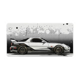 Jdm Sport Car Gaming Mouse Pad Black And White R34 Large Mousepad Minimalist Art Cool Car Desk Mat Desk Pad For Keyboard And Mouse Mat Non-Slip Base 23.6 X 11.8 Inch