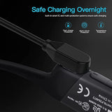 2 Pack Compatible For Shokz Charging Cable,Magnetic Charger Cord Compatible For Aftershokz Aeropex As800,Shokz Openrun Pro,Openrun,Openrun Mini,Opencomm Bone Conduction Headphones