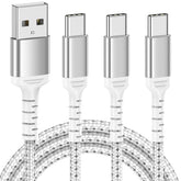 6Ft Usb C Charging Cable, 3-Pack Braided Usb A To Usb C Cable Fast Charging Type C Cord Compatible With Apple Iphone 15 Pro/Max, New Ipad Pro/Air Usb C Charger Cable 2M
