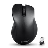 Perixx PERIMICE-621B Wireless Mouse - Silent Click with Ergo Design - Compatib