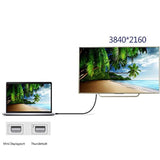 Mini Displayport To Hdmi Cable 4K, Thunderbolt To Hdmi Cable 6 Feet Up To 4K@3