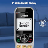 2-Handsets Cordless Phone System For Home With Call Block, Large Display & Buttons, Backlit Screen, Full-Duplex Speakerphone, Caller Id/Call Waiting, Dect 6.0, Table & Wall Mountable | Cs5319-2